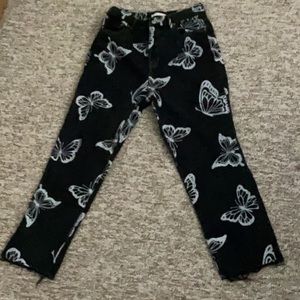 PacSun,size 29,butterfly jeans